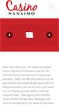 Mobile Screenshot of casinonanaimo.com